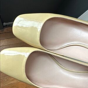 Kate Spade Beige Patent Leather Heels